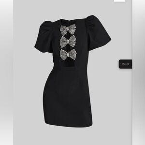 NWT - SIERRA DARIEN - CLASSIC MINI DRESS WITH BOWS